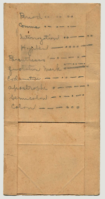 Morse Code Punctuation Practice