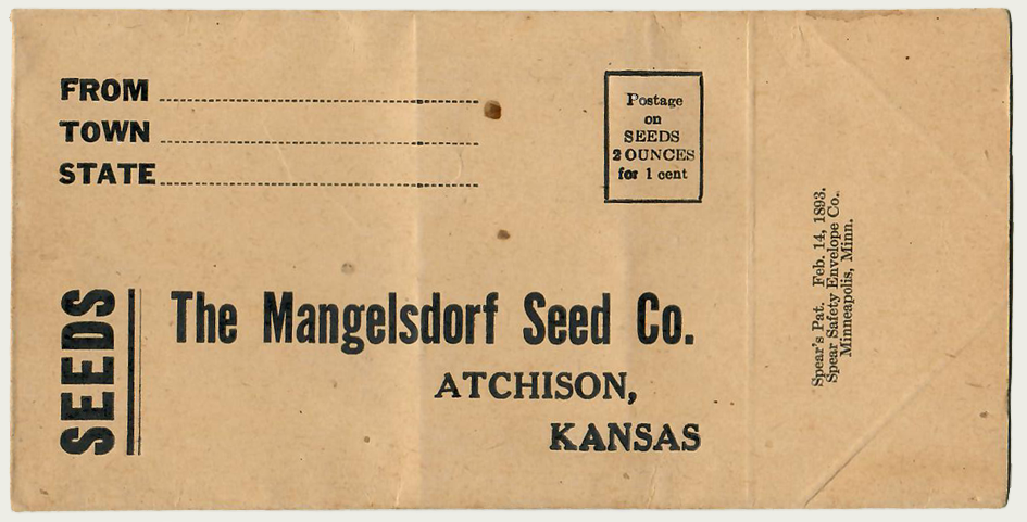 Mangelsdorf Seed Company Envelope